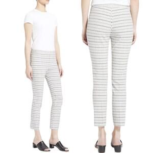 THEORY Classic Skinny Pants Slim Optic Grid Pattern Career Work Contemporary 6